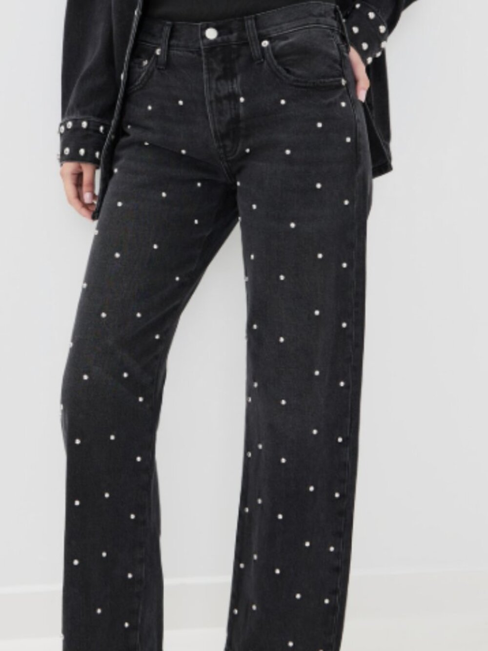 Pistola Lexi Denim (Black Studded) | USED | 29